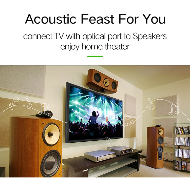 Rynx | EMK YL-A 15m OD8.0mm gold-plated metal Toslink Male to Male Digital Optical Audio Cable