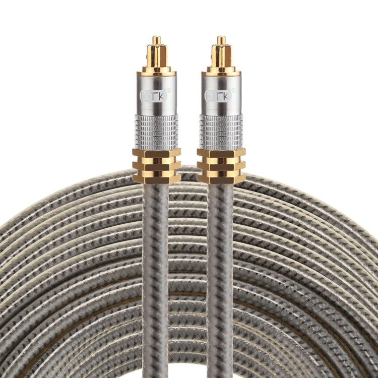 Rynx | EMK YL-A 20m OD8.0mm gold-plated metal head Toslink male to male digital optical audio cable