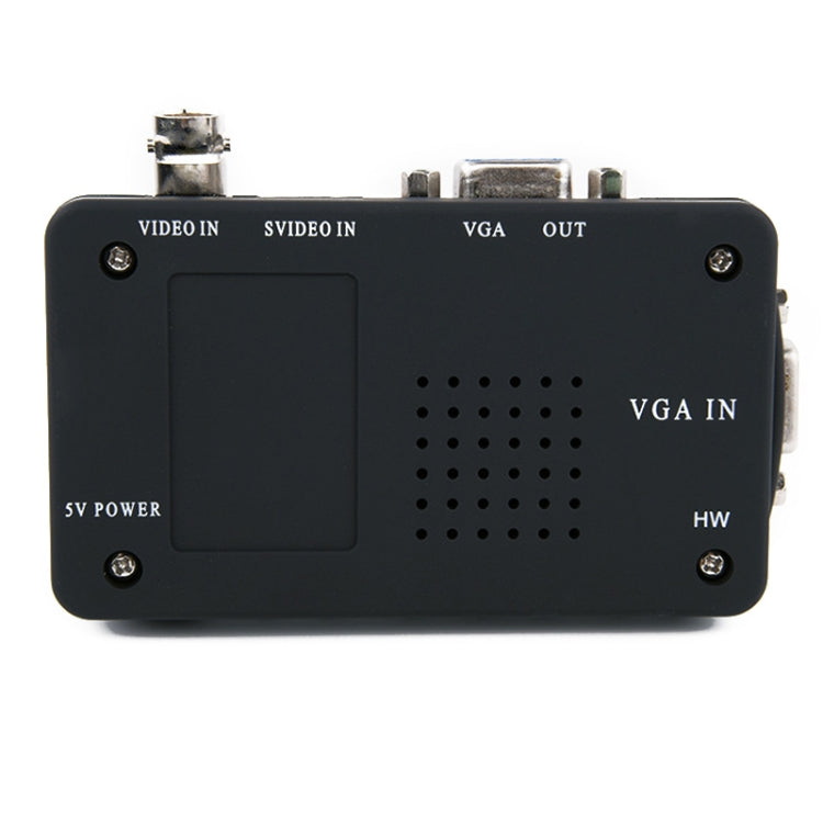Rynx | HOWEI HW-2404 BNC / S-Video to VGA Video Converter (Black)