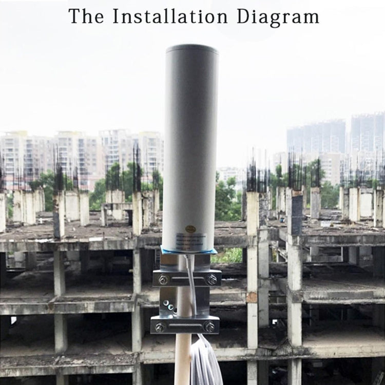 Rynx | 4G LTE WiFi 12DBi Omni external Barrel antenna with TS9 male (White)