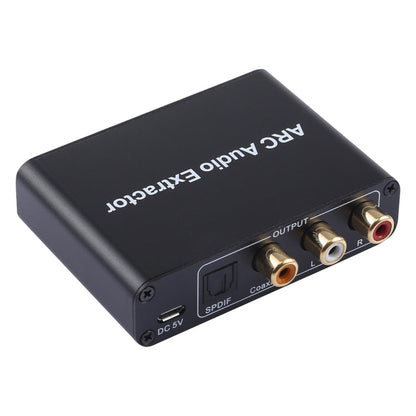 Rynx | 192KHz ARC Audio Extractor HDMI ARC to SPDIF + Coaxial + L/R Converter Audio Return Channel Adapter