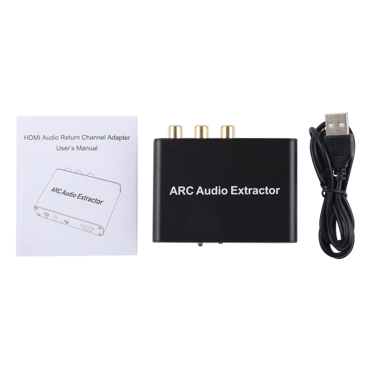 Rynx | 192KHz ARC Audio Extractor HDMI ARC to SPDIF + Coaxial + L/R Converter Audio Return Channel Adapter