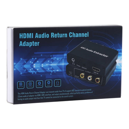 Rynx | 192KHz ARC Audio Extractor HDMI ARC to SPDIF + Coaxial + L/R Converter Audio Return Channel Adapter