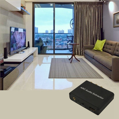 Rynx | 192KHz ARC Audio Extractor HDMI ARC to SPDIF + Coaxial + L/R Converter Audio Return Channel Adapter