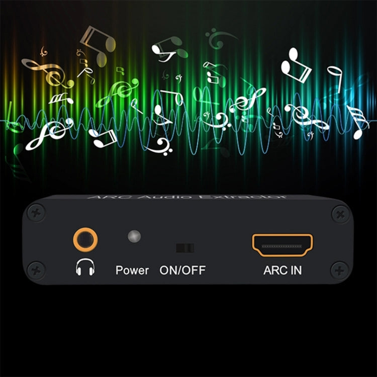 Rynx | 192KHz ARC Audio Extractor HDMI ARC to SPDIF + Coaxial + L/R Converter Audio Return Channel Adapter