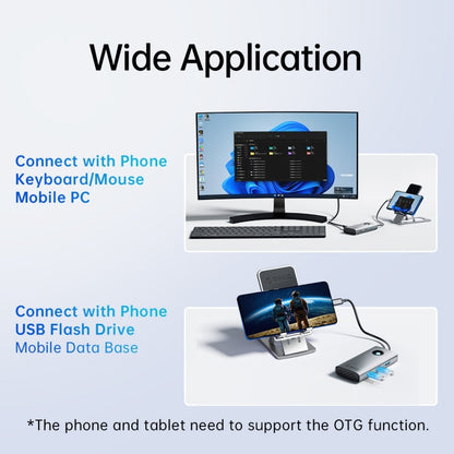 Rynx | ORICO PW11-5P Type-C / USB-C 5-in-1 5Gbps Multifunctional Docking Station (Dark Gray)