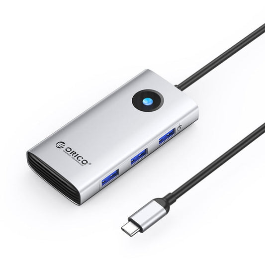 Rynx | ORICO PW11-6P Type-C / USB-C 6-in-1 5Gbps Multifunction Docking Station (Silver)