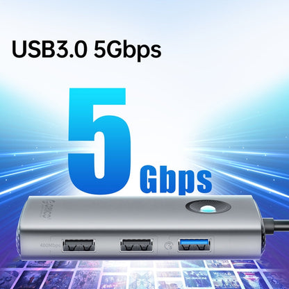 Rynx | ORICO PW11-6P Type-C / USB-C 6-in-1 5Gbps Multifunction Docking Station (Silver)