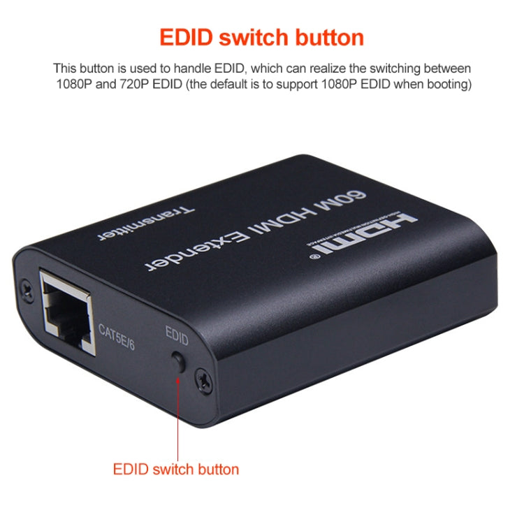 Rynx | BOWU BW-HE60U 60m HDMI to RJ45 Network Extender
