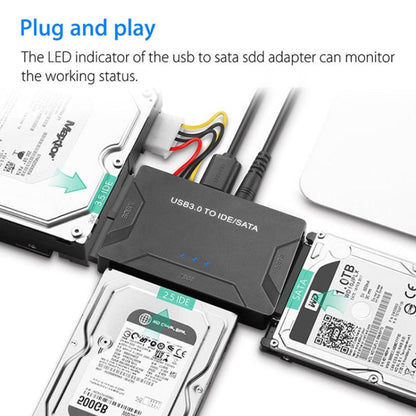 Rynx | SATA / IDE to USB 3.0 Adapter 2.5 / 3.5 Inch Hard Drive Adapter Cable Converter