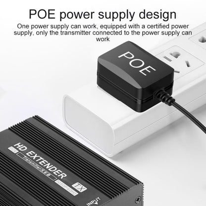 Rynx | Measy ET1820 HDMI Extender Transmitter and Receiver Converter, POE Single Power Supply, Transmission Distance: 200m (US Plug)