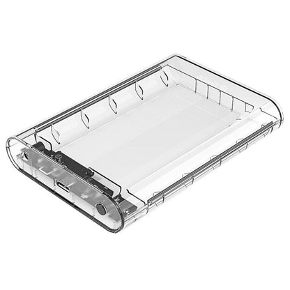 Rynx | ORICO 3139U3 3.5 inch SATA HDD USB 3.0 Micro B External Hard Drive Enclosure Storage Enclosure (Transparent)