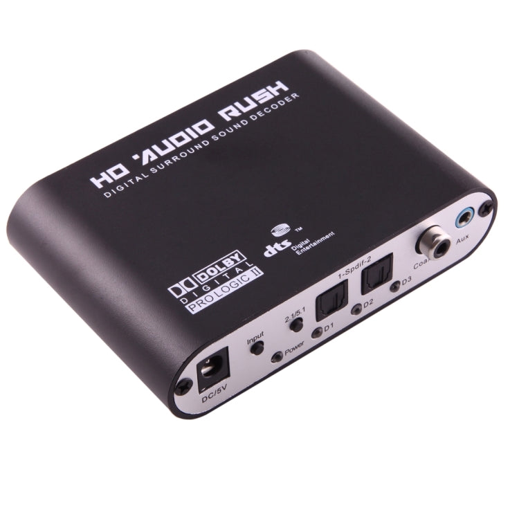 Rynx | NEWKENG 51R DTS / AC3 to Analog 5.1 Audio / Stereo Audio Digital Audio Converter Decoder