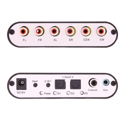 Rynx | NEWKENG 51R DTS / AC3 to Analog 5.1 Audio / Stereo Audio Digital Audio Converter Decoder
