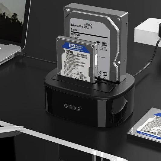 Rynx | ORICO 6228US3 2.5 / 3.5 inch SATA HDD / SSD 2 Bay USB 3.0 Hard Drive Dock