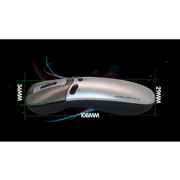 Rynx | PR-05 2.4G Wireless 6D Gyroscope Fly Air Mouse Laser Pointer Pen Presenter for PC / Laptop Teaching Conference Lecture