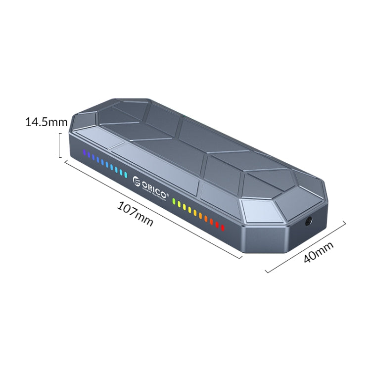 Rynx | ORICO M2VG01-C3 RGB M.2 NVMe SSD Case