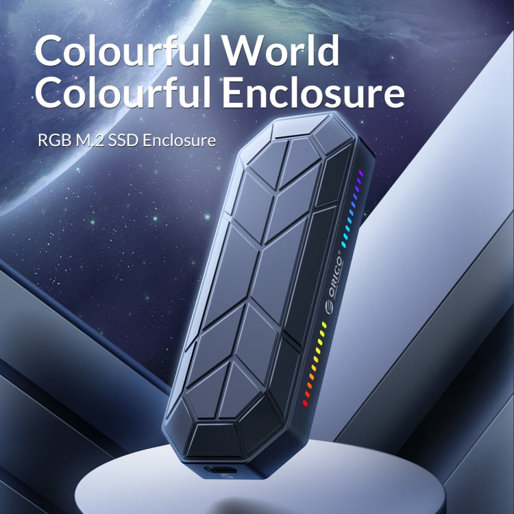 Rynx | ORICO M2VG01-C3 RGB M.2 NVMe SSD Case