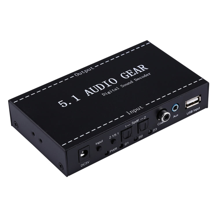 Rynx | NK-A6L 5.1 Audio device Digital Sound Decoder, EU plug