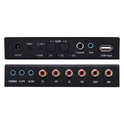 Rynx | NK-A6L 5.1 Audio device Digital Sound Decoder, EU plug