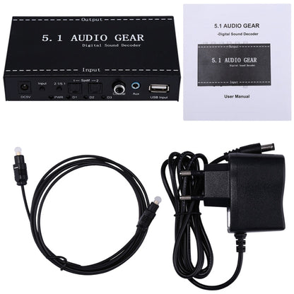 Rynx | NK-A6L 5.1 Audio device Digital Sound Decoder, EU plug