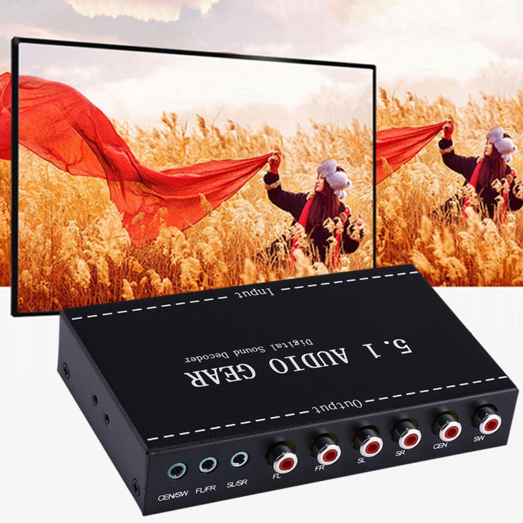 Rynx | NK-A6L 5.1 Audio device Digital Sound Decoder, EU plug
