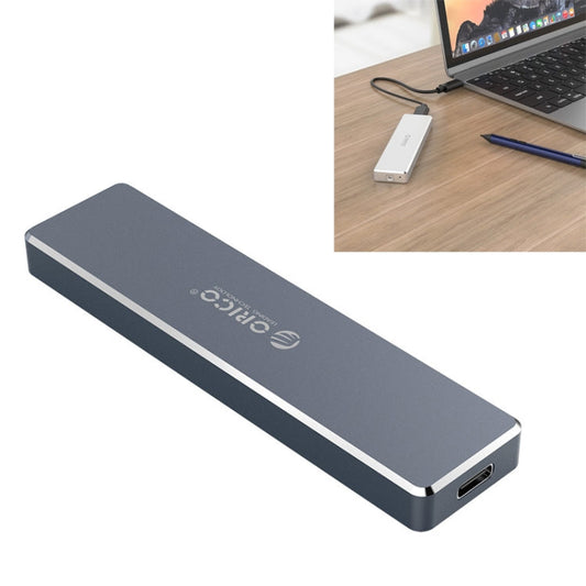 Rynx | ORICO PCM2-C3 M.2 M-Key to USB 3.1 Gen2 USB-C / Type-C Push-top Solid State Drive Case, The maximum supported capacity: 2TB (Gray)
