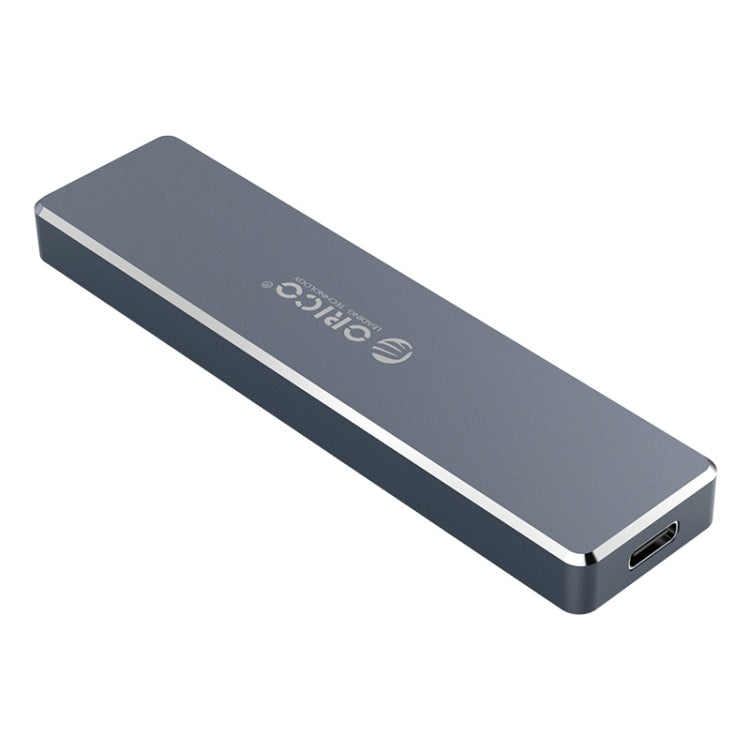 Rynx | ORICO PCM2-C3 M.2 M-Key to USB 3.1 Gen2 USB-C / Type-C Push-top Solid State Drive Case, The maximum supported capacity: 2TB (Gray)