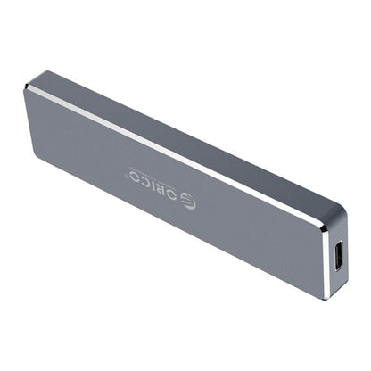 Rynx | ORICO PCM2-C3 M.2 M-Key to USB 3.1 Gen2 USB-C / Type-C Push-top Solid State Drive Case, The maximum supported capacity: 2TB (Gray)