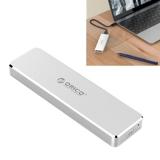 Rynx | ORICO PVM2-C3 M.2 M-Key to USB 3.1 Gen2 USB-C / Type-C Flip Solid State Drive Enclosure, Maximum supported capacity: 2TB