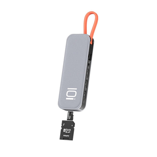 Rynx | ROCK TR01 10 In 1 Type-C / USB-C to HDMI + VGA Multifunction Extension HUB Adapter (Silver)