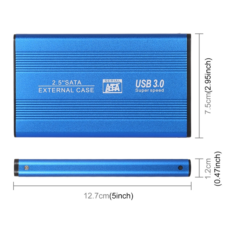 Rynx | Richwell SATA R2-SATA-2TB 2TB 2.5 inch USB3.0 Super Speed interface mobile hard drive (Blue)