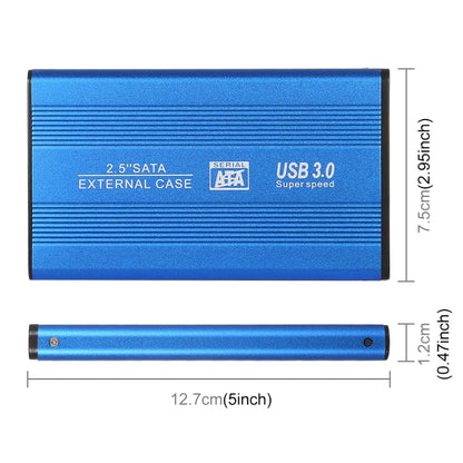 Rynx | Richwell SATA R2-SATA-2TB 2TB 2.5 inch USB3.0 Super Speed interface mobile hard drive (Blue)