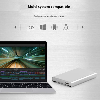 Rynx | Blueendless U23Q SATA 2.5 inch Micro B interface HDD case with USB-C / Type-C to USB-C / Type-C cable, supporting thickness: 1 cm or less