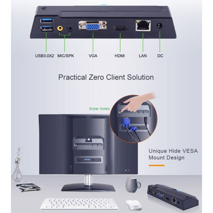 Rynx | R1 Windows System Mini PC, Quad Core Cortex 2.0GHz, RAM: 1GB, ROM: 8GB