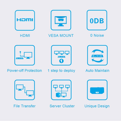Rynx | R1 Windows System Mini PC, Quad Core Cortex 2.0GHz, RAM: 1GB, ROM: 8GB