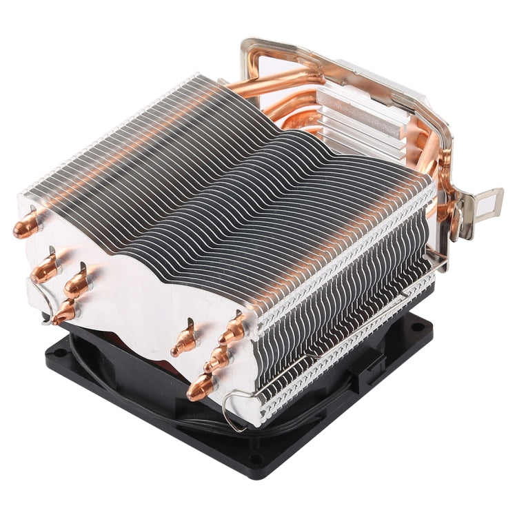 Rynx | CoolAge L400 DC 12V 1600PRM 40.5cfm heatsink hydraulic bearing cooling fan CPU cooler for AMD Intel 775 1150 1156 1151 (Red)