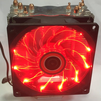 Rynx | CoolAge L400 DC 12V 1600PRM 40.5cfm heatsink hydraulic bearing cooling fan CPU cooler for AMD Intel 775 1150 1156 1151 (Red)