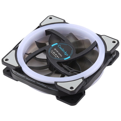 Rynx | 3 PCS CoolerAge DC 12V - 0.25A 2500RPM Remote Control Computer Cooler Cooling Case Fan with Adjustable LED