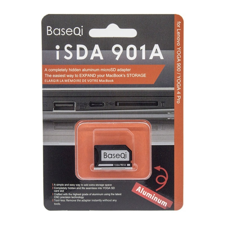 Rynx | BASEQI Hidden Aluminum Alloy SD Card Case for Lenovo Flex4-14 Laptop