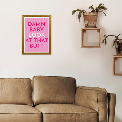 Rynx | Damn Baby Art Print by Pixy Paper