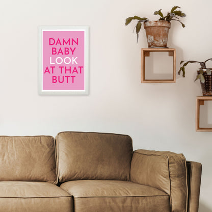Rynx | Damn Baby Art Print by Pixy Paper