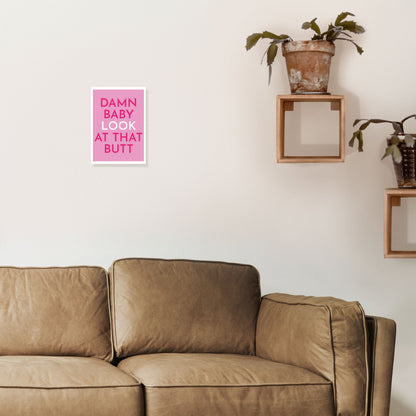 Rynx | Damn Baby Art Print by Pixy Paper