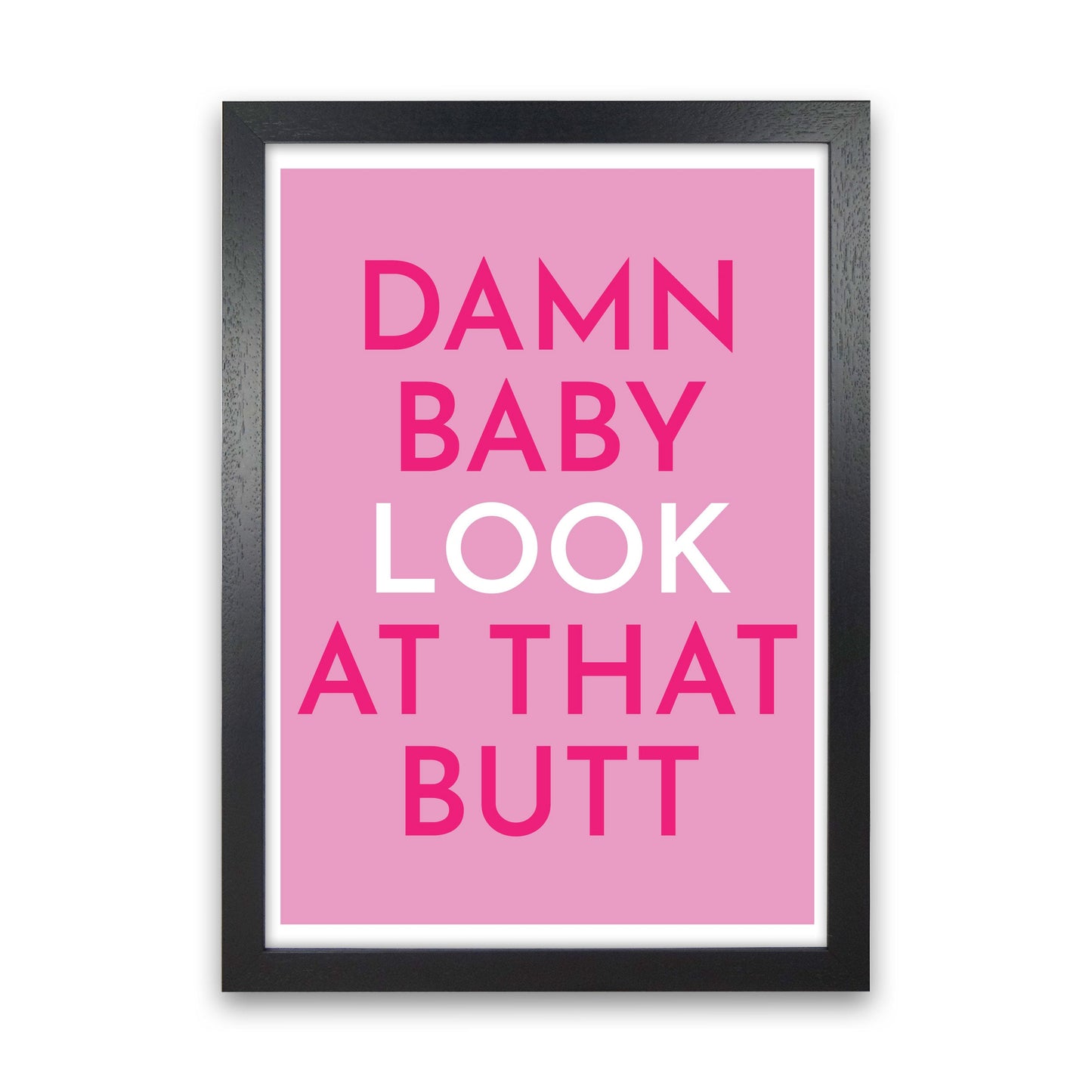 Rynx | Damn Baby Art Print by Pixy Paper
