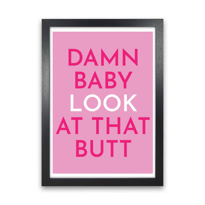 Rynx | Damn Baby Art Print by Pixy Paper