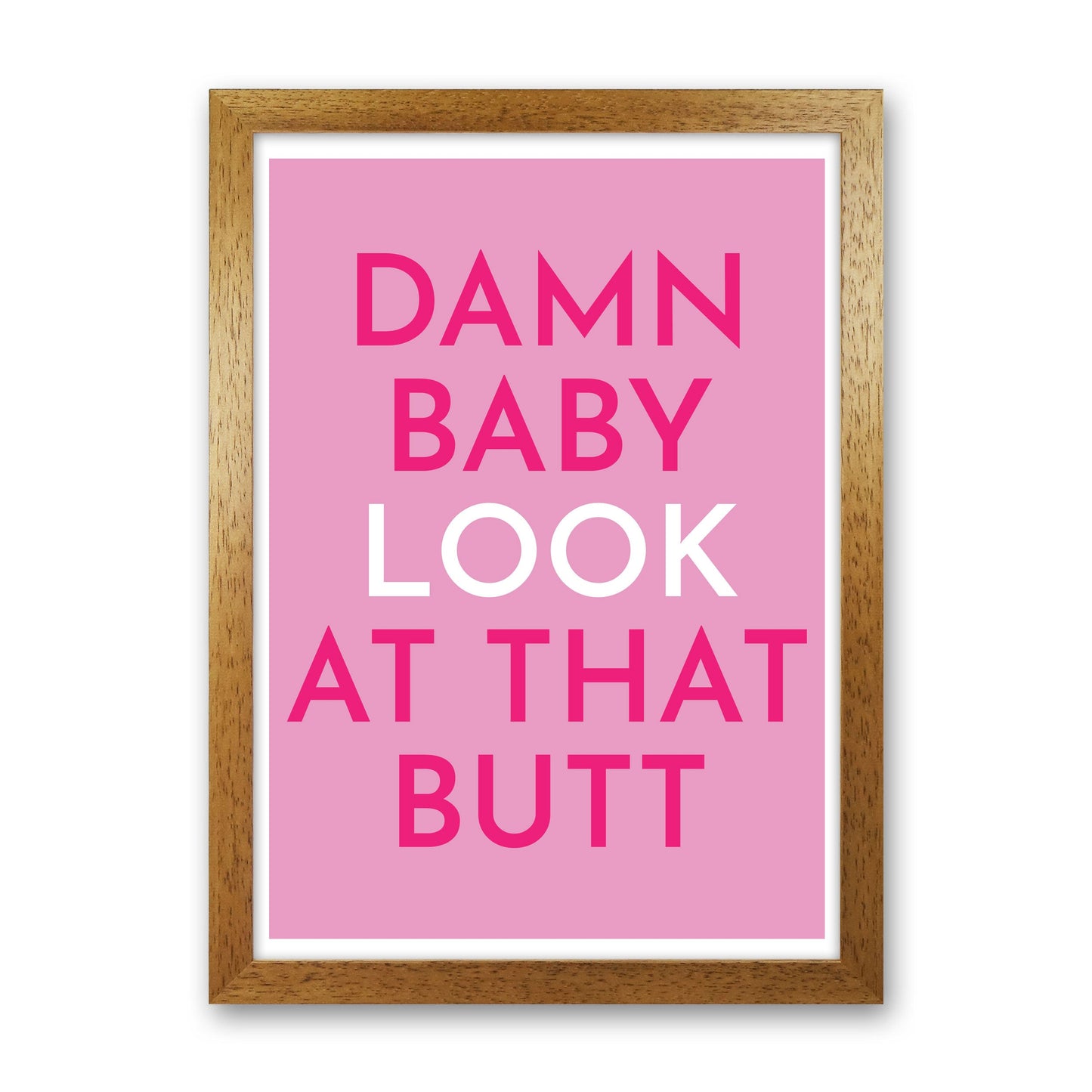 Rynx | Damn Baby Art Print by Pixy Paper