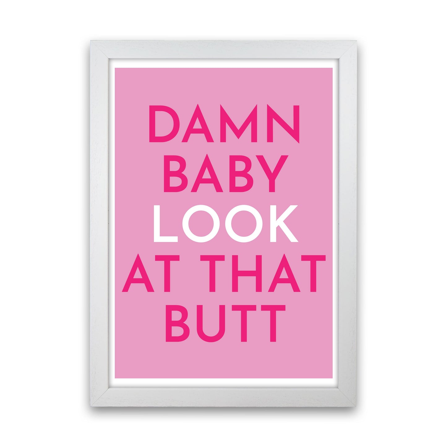 Rynx | Damn Baby Art Print by Pixy Paper