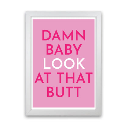 Rynx | Damn Baby Art Print by Pixy Paper