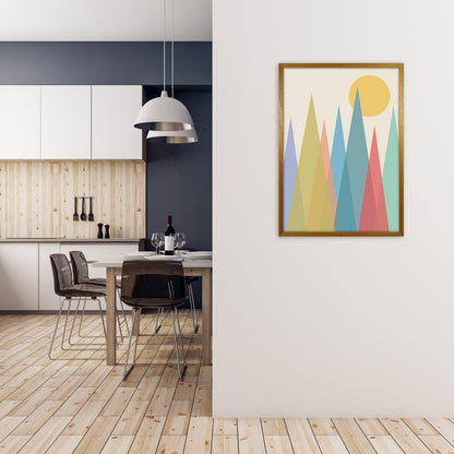 Rynx | Day and Night Kindergarten Mid Century Modern Art Print Day A