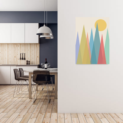 Rynx | Day and Night Kindergarten Mid Century Modern Art Print Day A